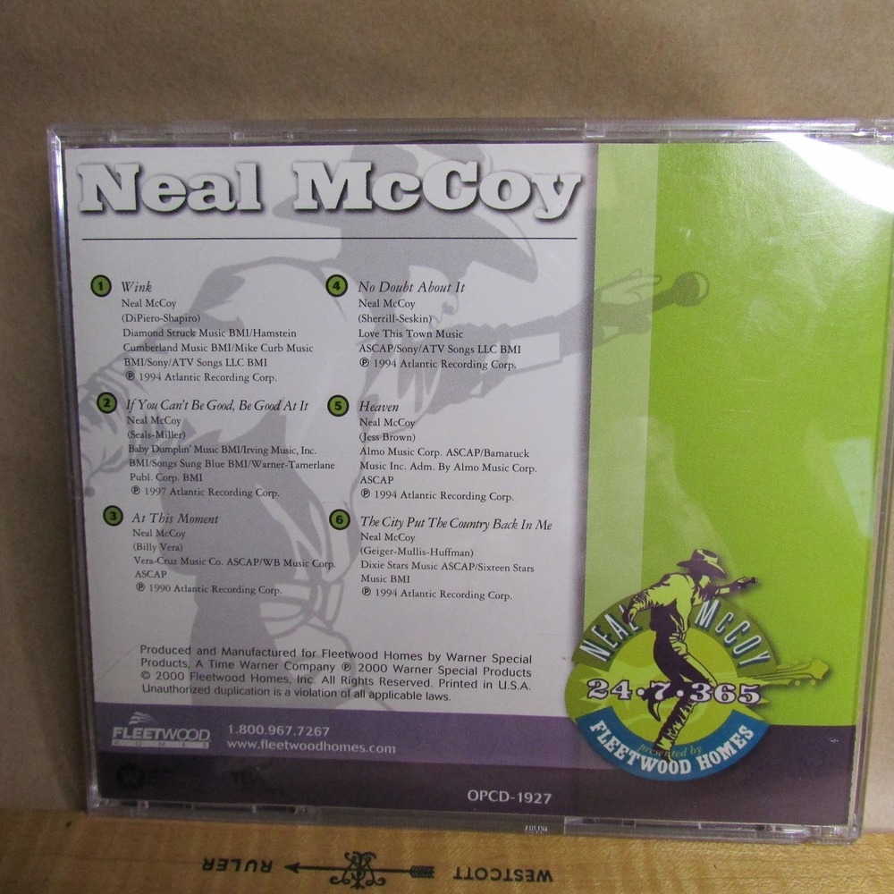 Neal McCoy CD Favorite Hits Fleetwood Homes Country Promotional 2000 Black - Picture 4 of 4